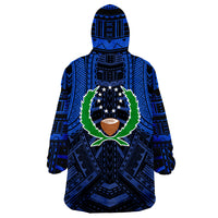 Pohnpei Spirit Pohnpei Polynesian Tattoo Wearable Blanket Hoodie - Wonder Print Shop