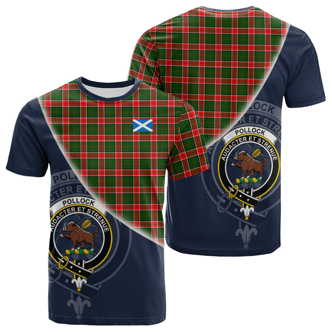 scottish-pollock-modern-clan-crest-tartan-scotland-flag-half-style-t-shirt