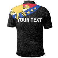 Custom Pilipinas Polo Shirt Simple Style Black LT6 - Wonder Print Shop