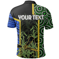 Custom South Sea Islanders Flag Style Polo Shirt Kanaka LT6 - Wonder Print Shop