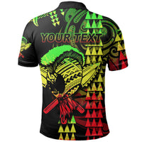 Custom Hawaii Polynesian Warrior Kakau Polo Shirt Reggage LT6 - Wonder Print Shop