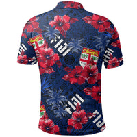 Hibiscus Fiji Polo Shirt Hawaii Style No.2 LT6 - Wonder Print Shop