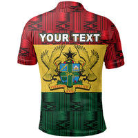 Custom Ghana Flag Mix Patterns Polo Shirt LT6 - Wonder Print Shop
