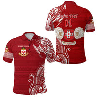 Custom Kolisi Tonga Mate Maa Tonga Polo Shirt Laione Ashburton Old Boys, Custom Text And Number LT8 - Wonder Print Shop
