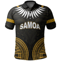 Custom Samoa Ula Nifo Tribal Polo Shirt Gold Style LT6 - Wonder Print Shop