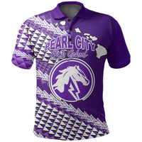 Custom Pearl City High School Hawaii Polo Shirt LT6 - Wonder Print Shop