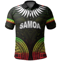 Custom Samoa Ula Nifo Tribal Polo Shirt Reggage Style LT6 - Wonder Print Shop