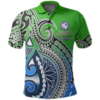 Custom Marae Moana Cook Islands Marine Park Polo Shirt LT6 - Wonder Print Shop