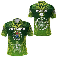Custom Cook Islands Polo Shirt Happy Independence Anniversary, Custom Text And Number LT8 - Wonder Print Shop