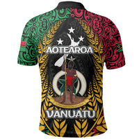 Vanuatu Polo Shirt Mix Maori Aotearoa LT6 - Wonder Print Shop