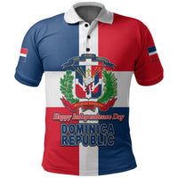 Dominican Republic Polo Shirt Independence Day LT6 - Wonder Print Shop