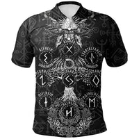 Viking Polo Shirt Odin Tree Runes RLT12 - Wonder Print Shop