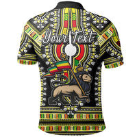 Custom Ethiopia Polo Shirt Dashiki Black Style LT6 - Wonder Print Shop