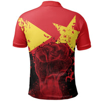 African Tigray Polo Shirt Tigray Flag Clenched Hand LT6 - Wonder Print Shop