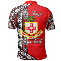 Custom Kolisi Tonga Polo Shirt Tonga Patterns Style LT6 - Wonder Print Shop