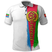 Custom Eritrea Polo Shirt White Style LT6 - Wonder Print Shop