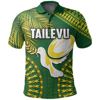 (Custom And Number) Tailevu Fiji Rugby Polo Shirt LT6 - Wonder Print Shop