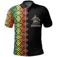 Ethiopia Polo Shirt Ethiopia Tilet Patterns LT6 - Wonder Print Shop