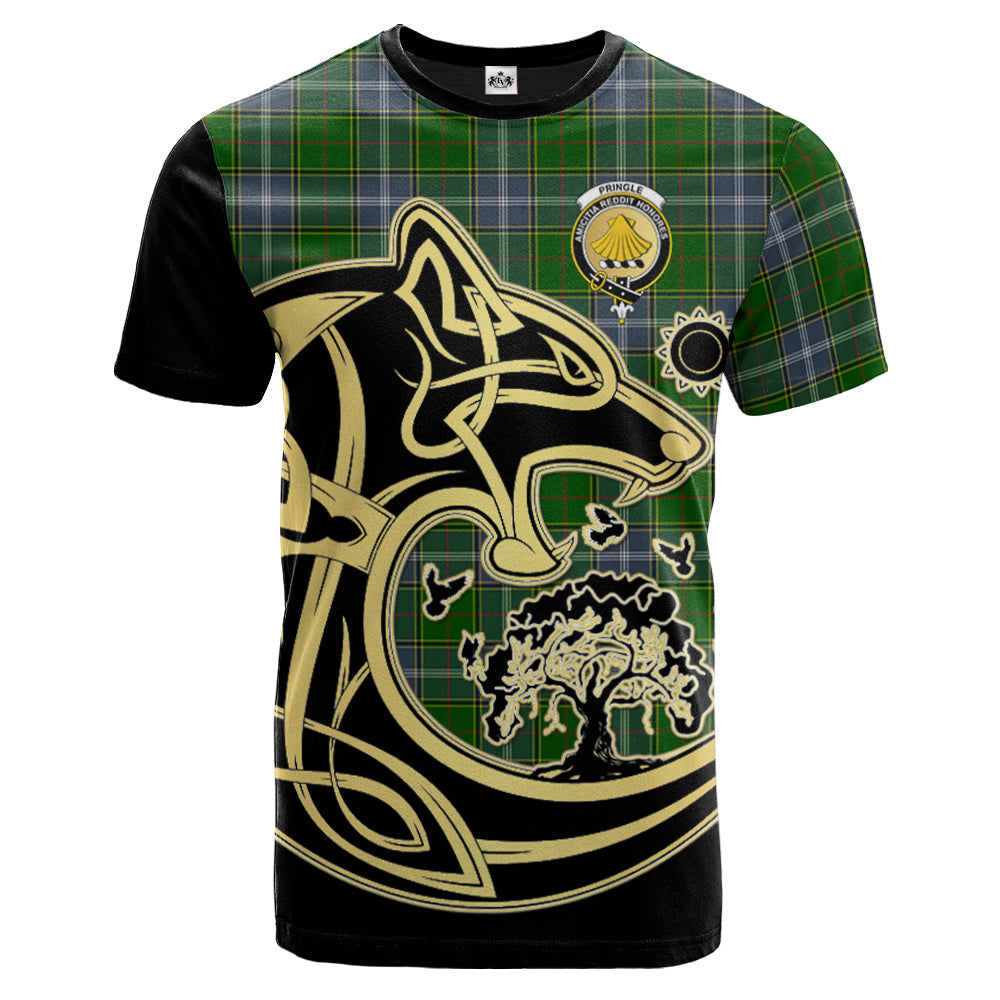 scottish-pringle-clan-crest-celtic-wolf-tartan-t-shirt