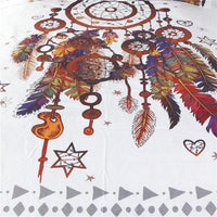 Watercolor Tapestry Dreamcatcher Feathers Native American Style LT10 - Wonder Print Shop