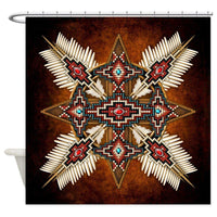 native-american-mandala-shower-curtain