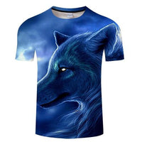 Lonely Wolf 3D Print Native American T Shirt LT10 - Wonder Print Shop