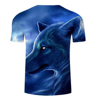 Lonely Wolf 3D Print Native American T Shirt LT10 - Wonder Print Shop
