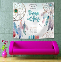 Native American Feather Dreamcatcher Wall Hanging Tapestry LT10 - Wonder Print Shop