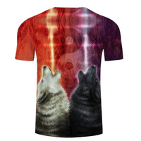Wolf Lava 3D Native American T Shirt LT10 - Wonder Print Shop