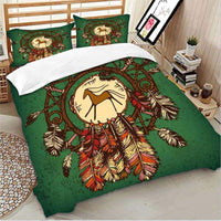 Native American Horse 3D Dreamcatcher Bedding Set LT10 - Wonder Print Shop