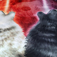 Wolves Lava 3D Native American Tapestry LT10 - Wonder Print Shop