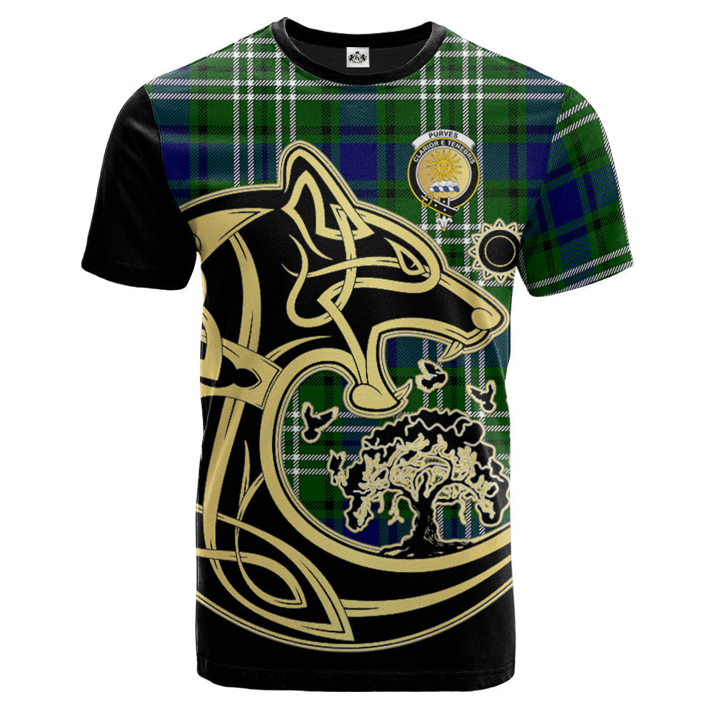 scottish-purves-clan-crest-celtic-wolf-tartan-t-shirt