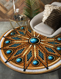 naumaddic-arts-blue-stone-rosette-native-american-design-round-carpet