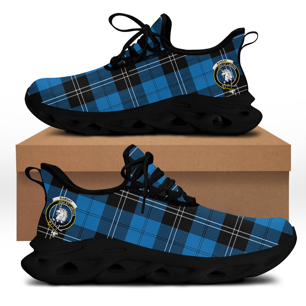 scottish-ramsay-blue-ancient-clan-crest-tartan-clunky-sneakers