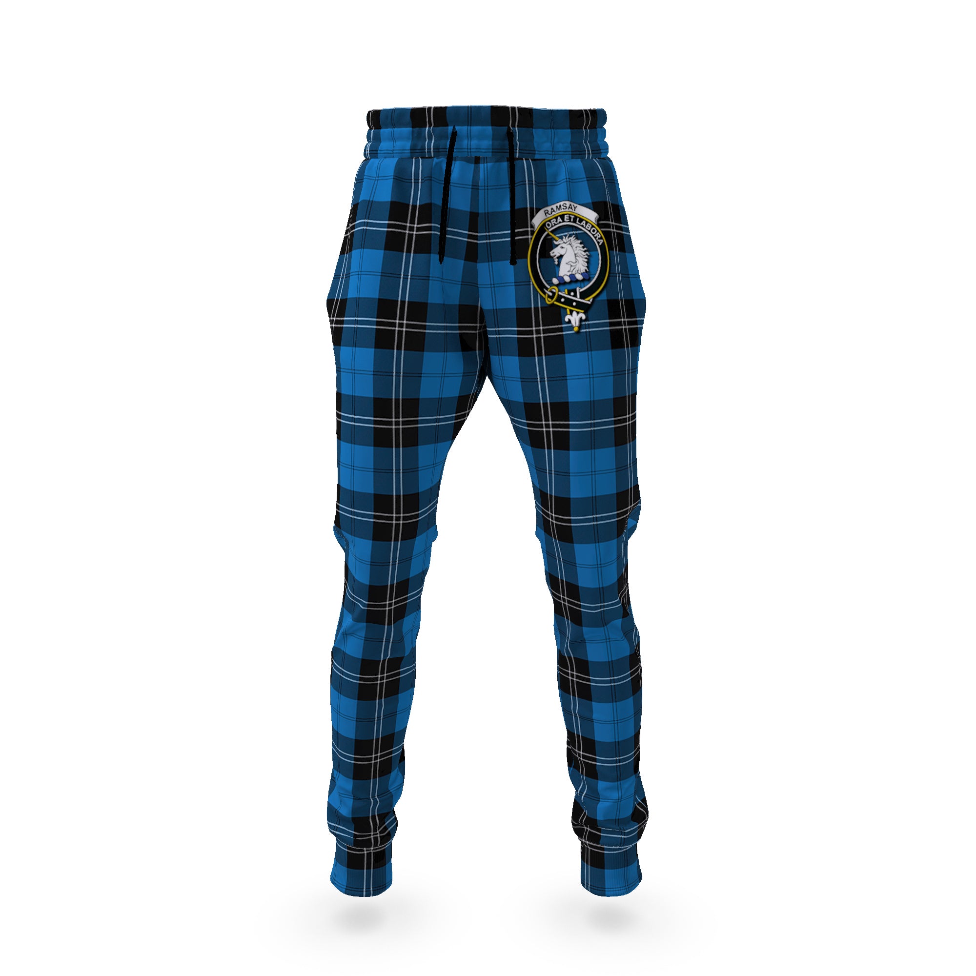 scottish-ramsay-blue-ancient-clan-crest-tartan-jogger-pants