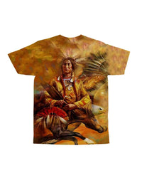 3D Native American Tribal Eagle And Horse T Shirt LT10 - Wonder Print Shop