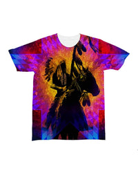 Native American Indian Chief War Horse All over T Shirt LT10 - Wonder Print Shop