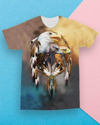 Native American Dreamcatcher All Over 3D T Shirt All Over T Shirt LT10 - Wonder Print Shop