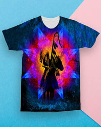 Native American Chief War Horse All Over T Shirt All over T Shirt LT10 - Wonder Print Shop