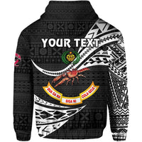 Custom Fiji Rewa Hoodie Rugby Union Unique Version Black LT8 - Wonder Print Shop