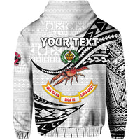 Custom Fiji Rewa Hoodie Rugby Union Unique Version White LT8 - Wonder Print Shop
