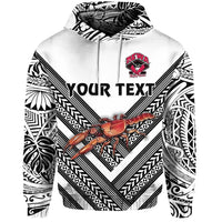 Custom Fiji Rewa Hoodie Rugby Union Creative Style White LT8 - Wonder Print Shop