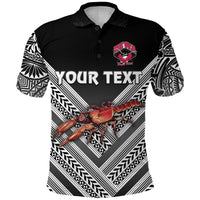 Custom Fiji Rewa Rugby Union Polo Shirt Creative Style Black LT8 - Wonder Print Shop