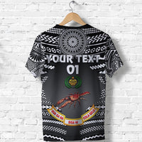 Custom Fiji Rewa Rugby Union T Shirt Creative Style Black, Custom Text And Number LT8 - Wonder Print Shop