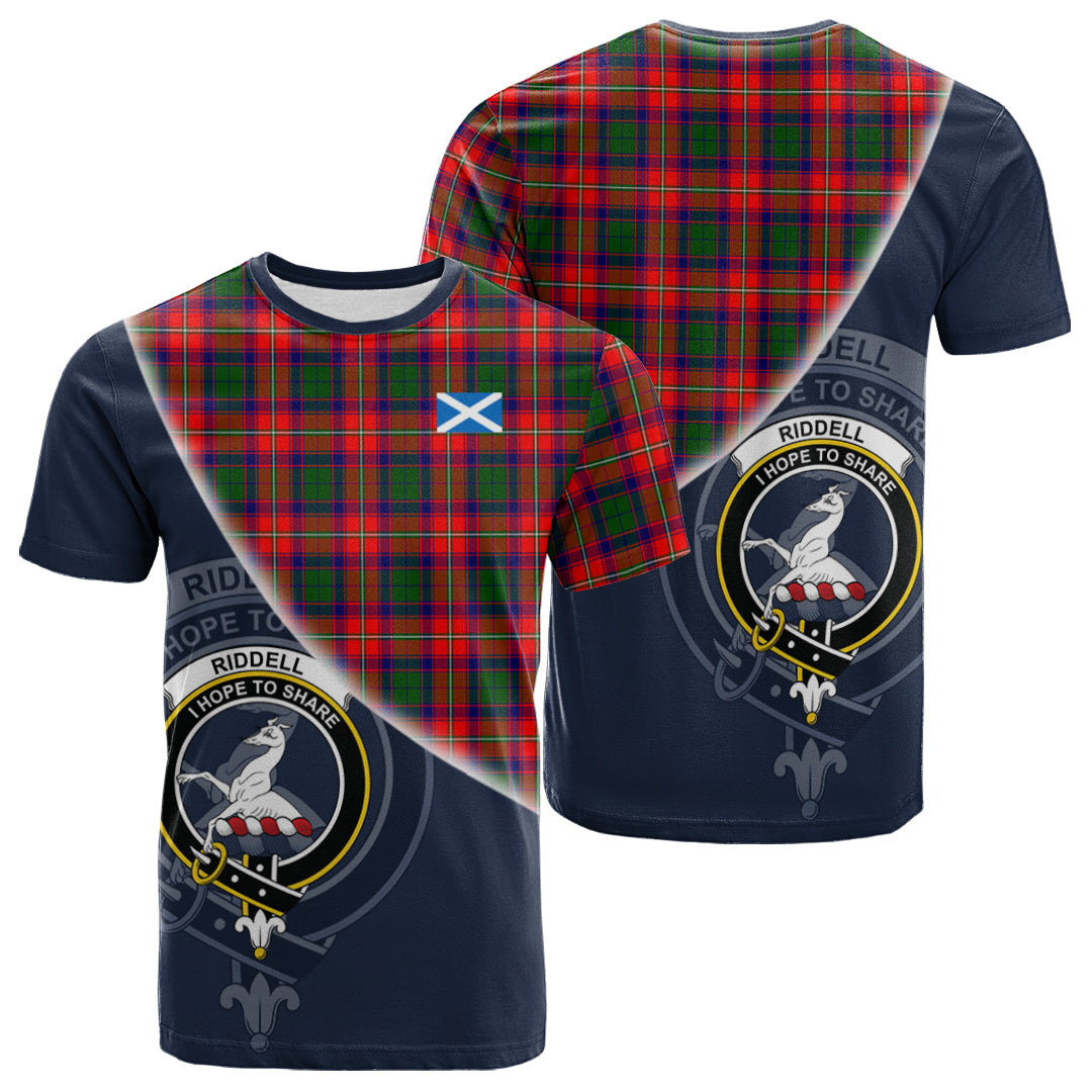 scottish-riddell-clan-crest-tartan-scotland-flag-half-style-t-shirt