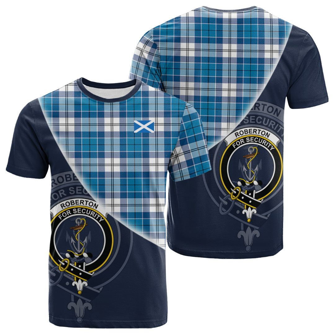 scottish-roberton-clan-crest-tartan-scotland-flag-half-style-t-shirt