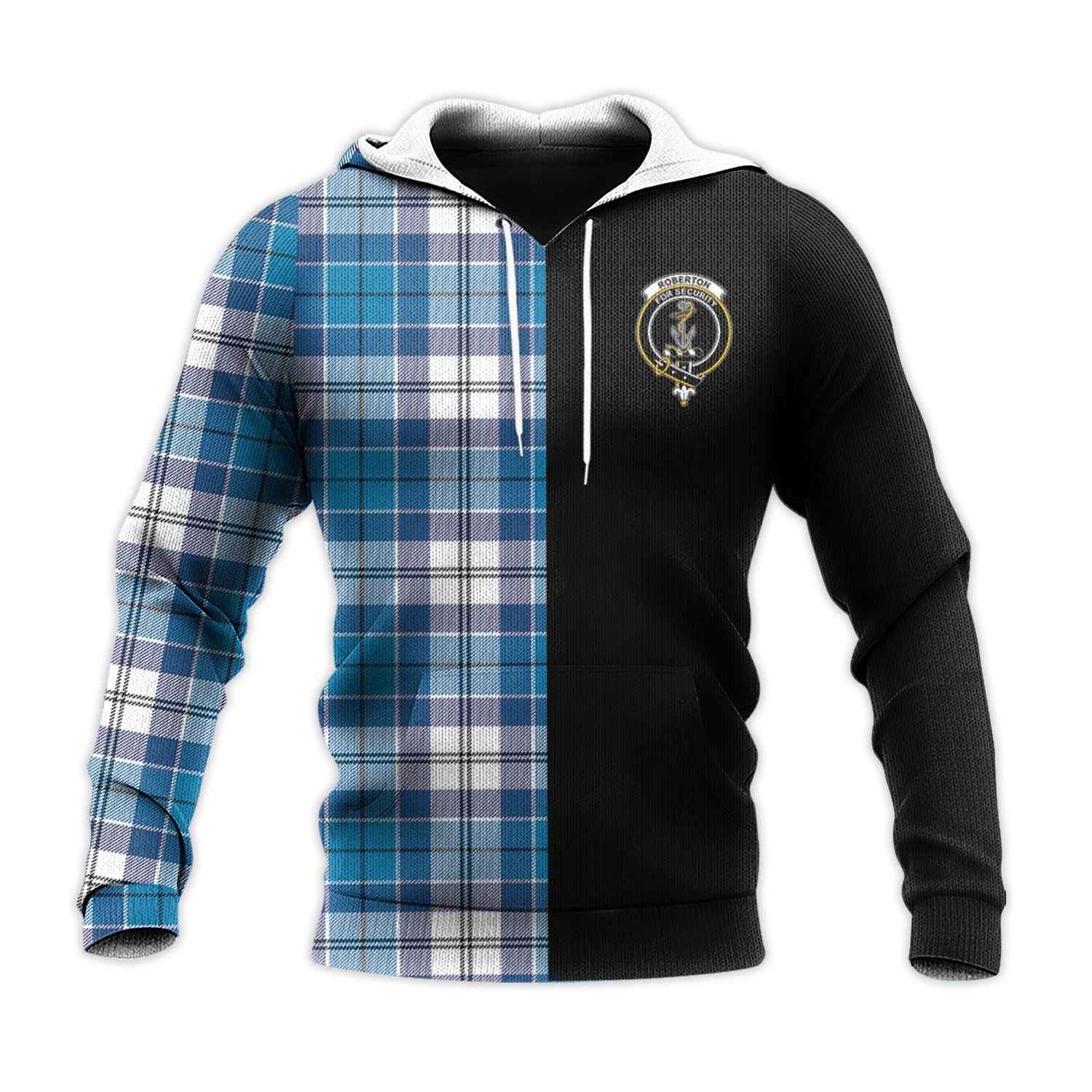 scottish-roberton-clan-crest-tartan-personalize-half-hoodie