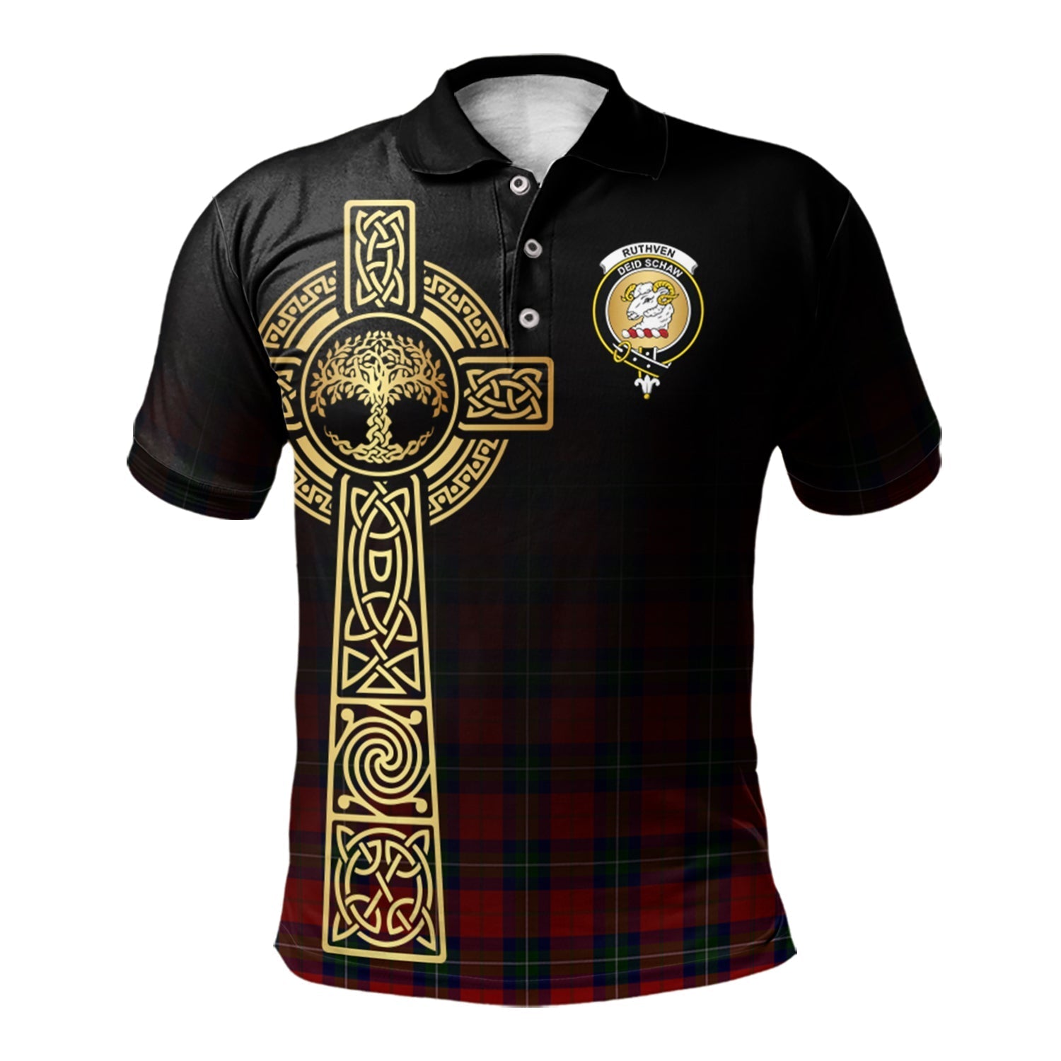 scottish-ruthven-modern-clan-crest-tartan-celtic-tree-of-life-polo-shirt