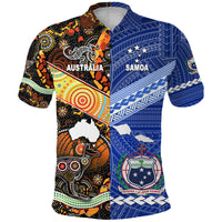 Custom Samoa Australia Aboriginal Polo Shirt Together LT8 - Wonder Print Shop