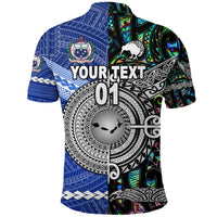 Custom Samoa New Zealand Polo Shirt Together Paua Shell LT8 - Wonder Print Shop